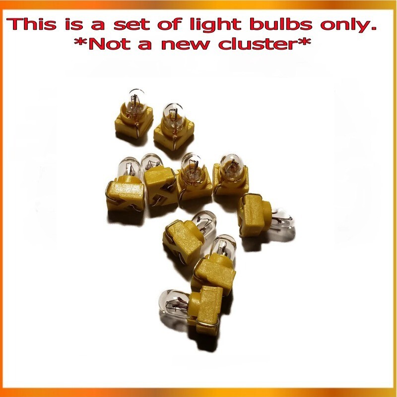 2003-2006 Gm Cluster Light Bulbs