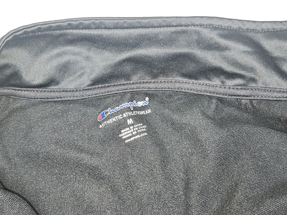 Boys Champion Black Size Medium Zip Up Jacket Pockets
