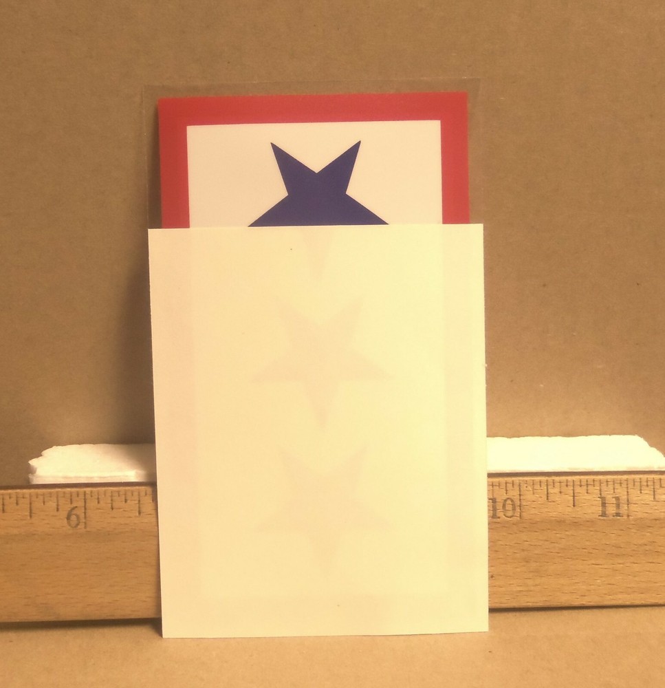 Three Blue Star Service Window Sticker