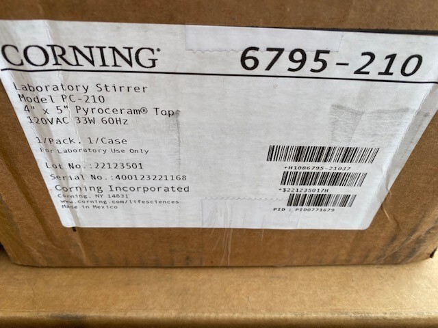 Corning 6795-210 PC-210 Magnetic Stirrer (NEW)