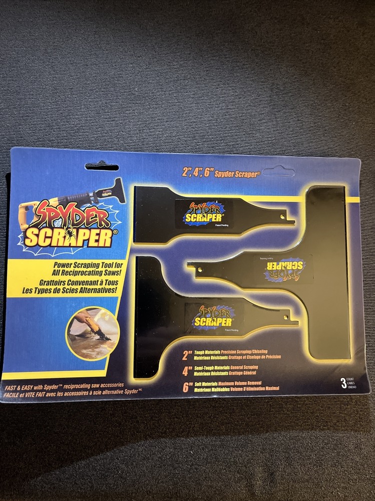 Spyder Scraper Set 2”, 4”, 6” Spyder scraper NEW