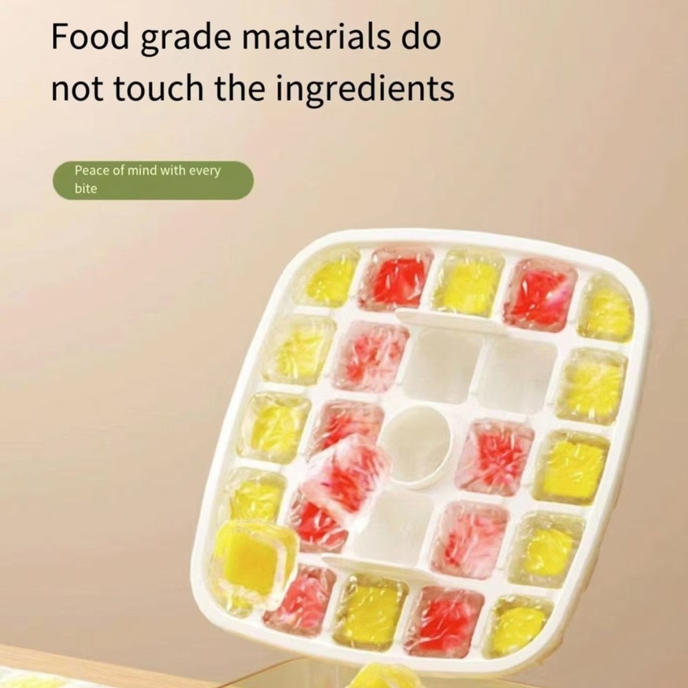 Extra-Large 48-lce Cube Maker with Easy Glide Double Layer Food-Grade Tray