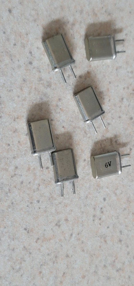 6 CRYSTALS FOR YAESU FT 101E HF TRANCEIVER