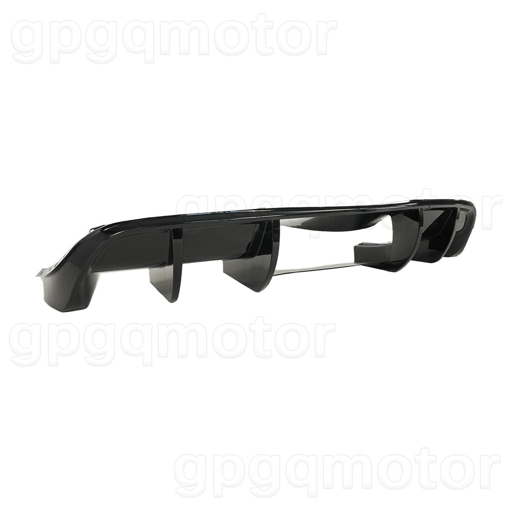 For Corvette C6 2005-2013 Performance Style Gloss Black Rear Bumper Lip Diffuser