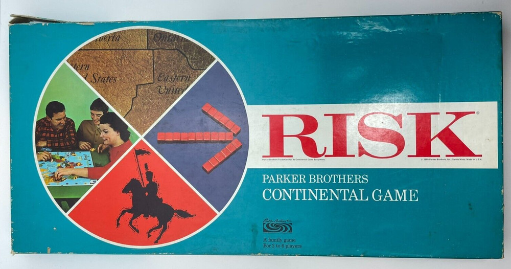 Risk Board Game 1959 Complete VGC