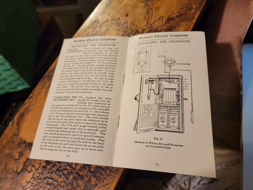 Western Electric Telephone No. 1317 Type Instructions Fro Installing & Testing