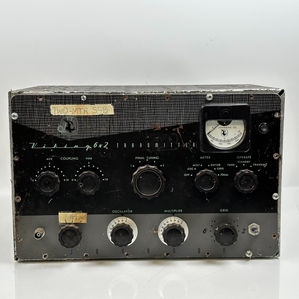 Vintage Johnson Viking 6n2 Transmitter Ham Radio 6 N 2