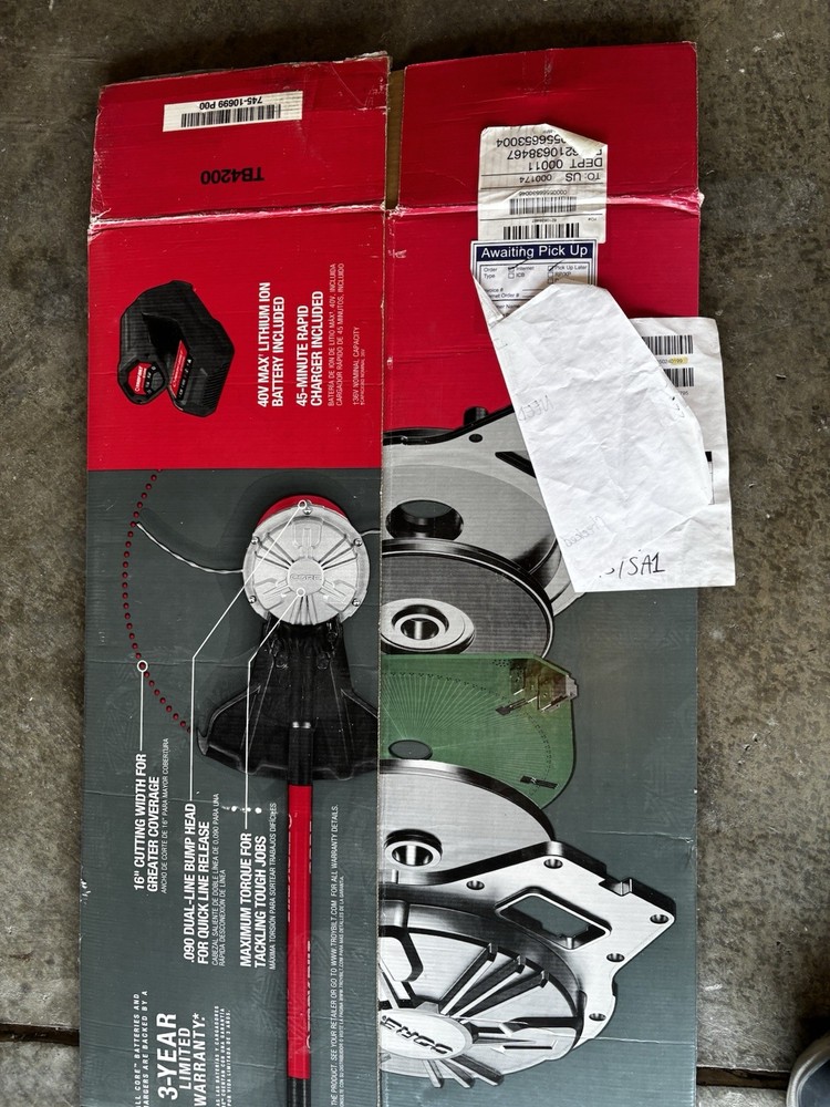 Troy Bilt Tb4200 Weed Wacker