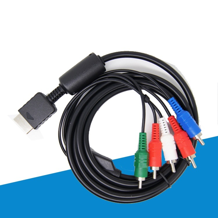 6 Ft HDTV Component AV Cable Cord For PlayStation PS/PS2/PS3 System