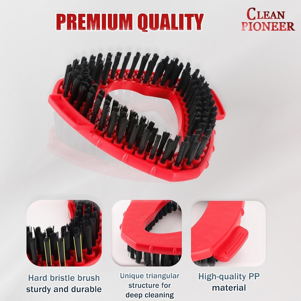 Durable and Lightweight Spin Scrub Brushes – Perfect for Tile & Floor Care