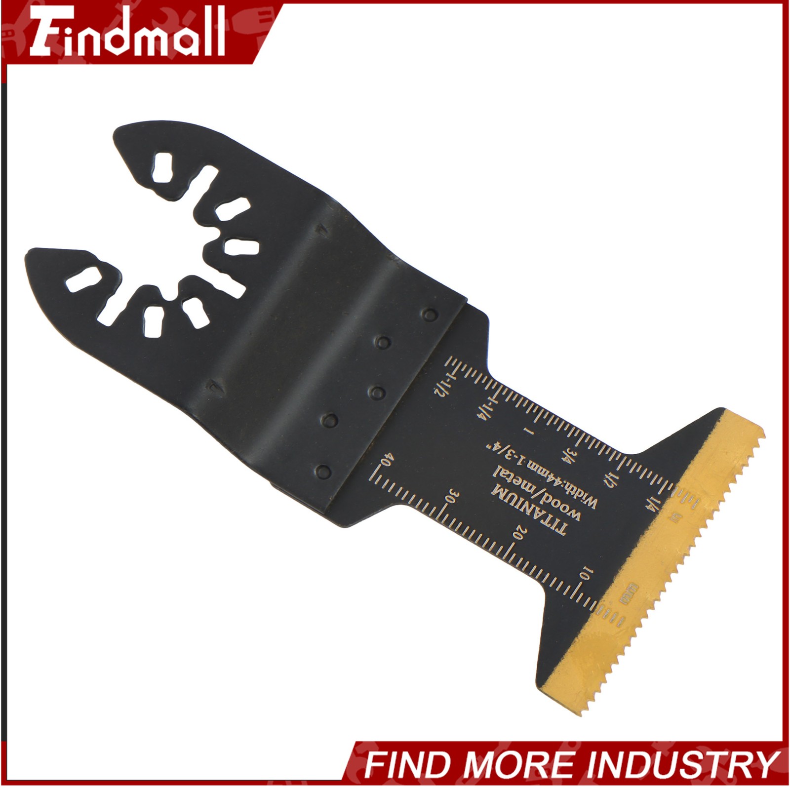 Findmall 110 PCS 6 Types Oscillating Saw Blades Multi Tool Blades for Soft Metal