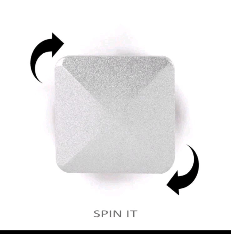 Hand Fidget Desk Spinning Toy Stress Relieve Flip Toy Stainless Steel Fingertip