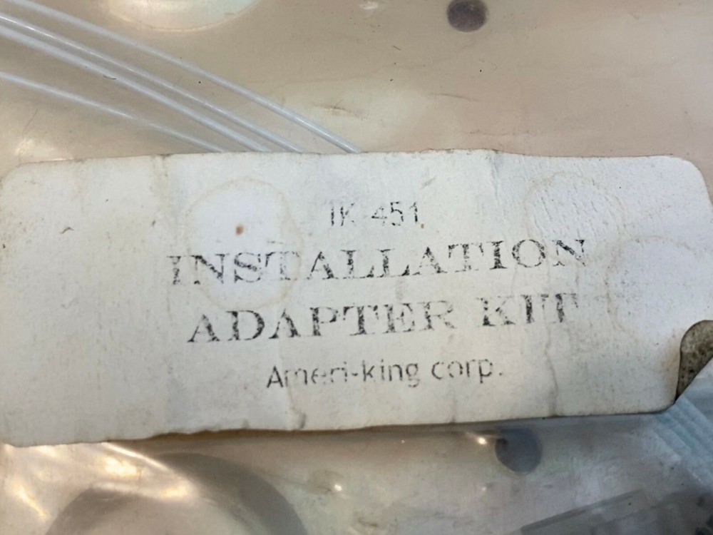 AMERI-KING IK-451 MOUNTING TRAY INSTALLATION ADAPTER KIT FOR AK 451 ELT