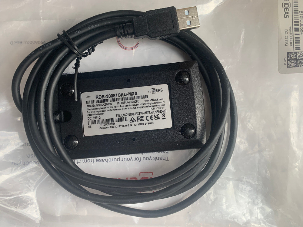 RFideas rf IDEAS RDR-30081CKU WAVE ID Mobile Keystroke Access Control Reader
