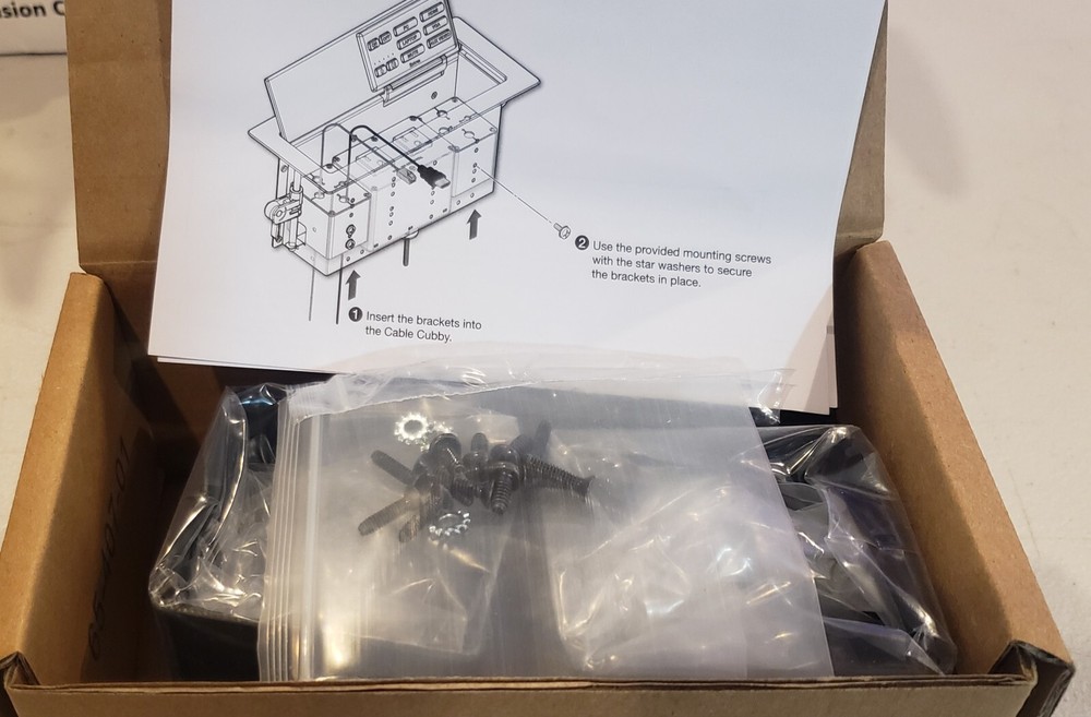 Extron Cable Cubby Cable Bracket Kit – Quad 70-1040-03