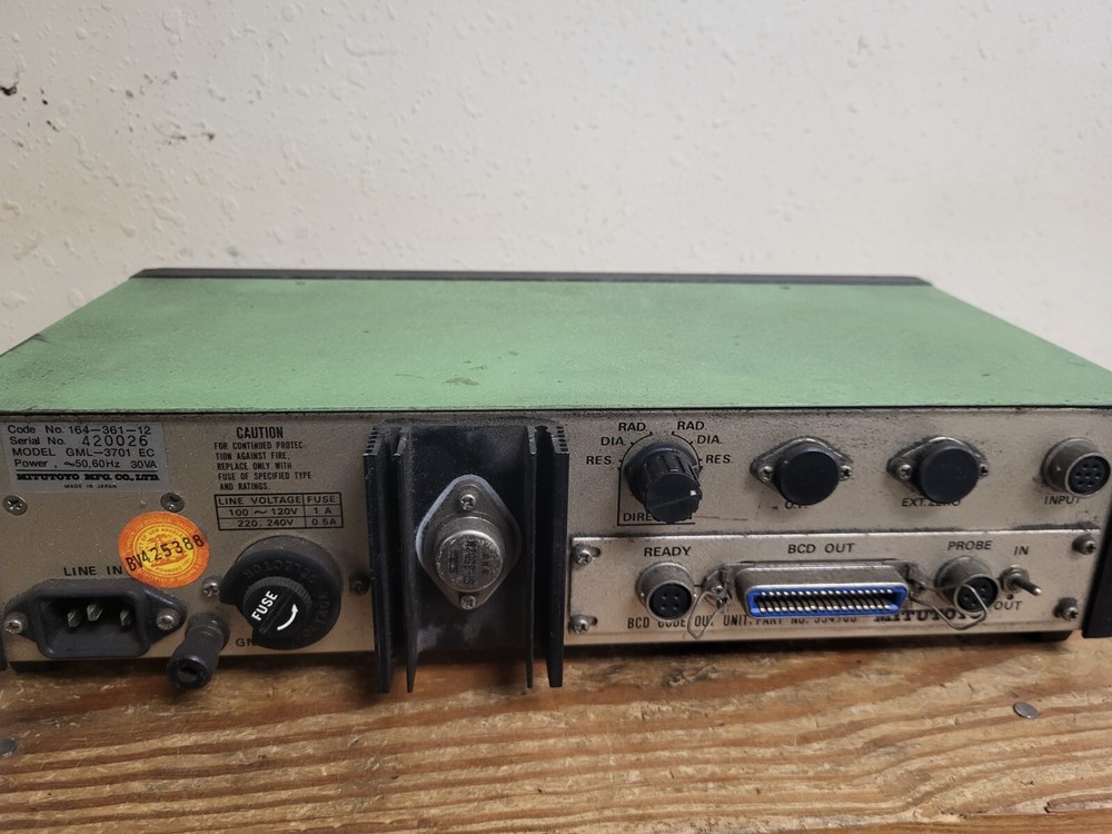 Mitutoyo GML-3701 Machine Controller Code No 164-361-12 (PIN #30151)