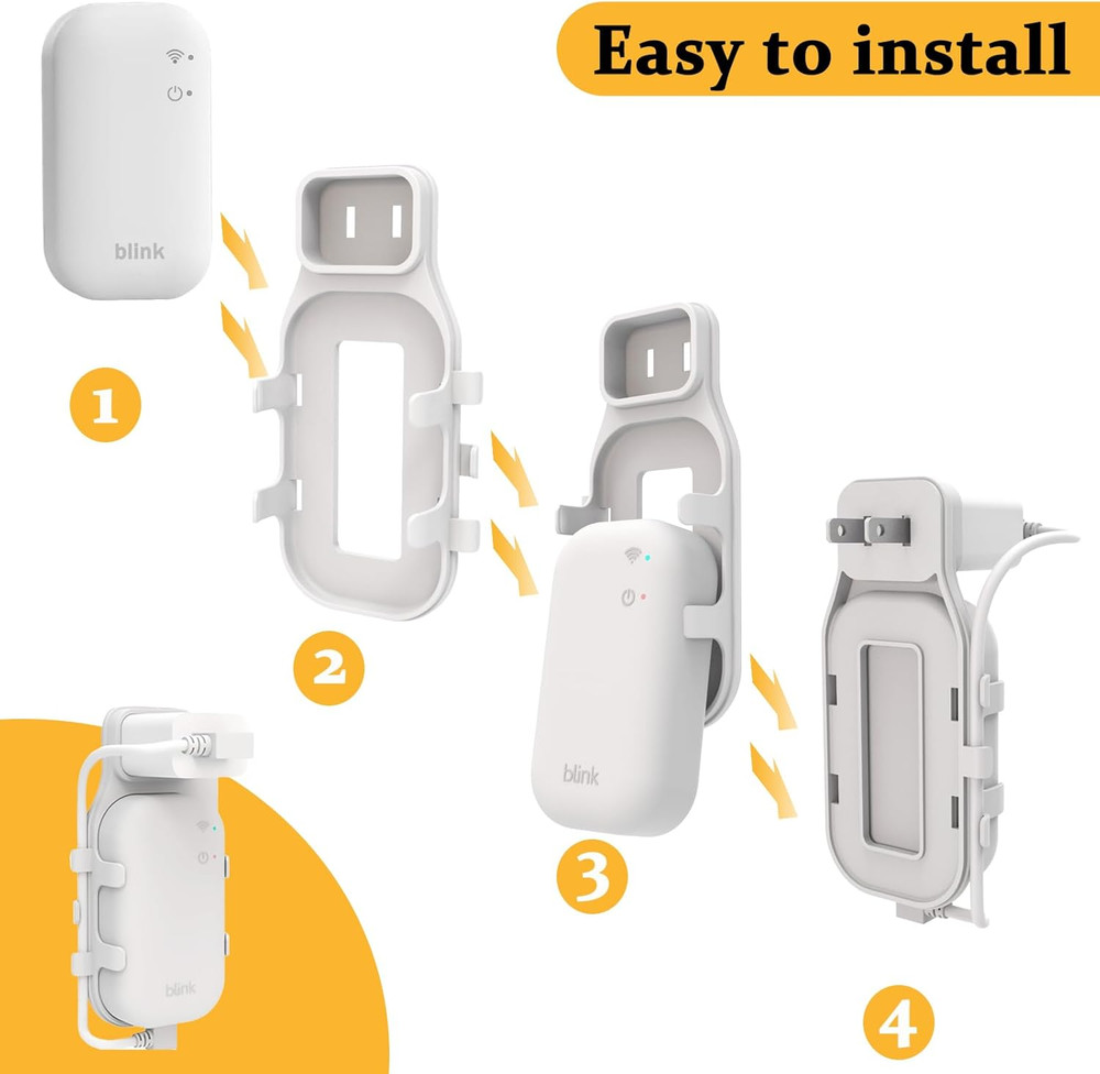 Outlet Wall Mount for All-New Blink Sync Module Core, Sync Module Mount Holder f