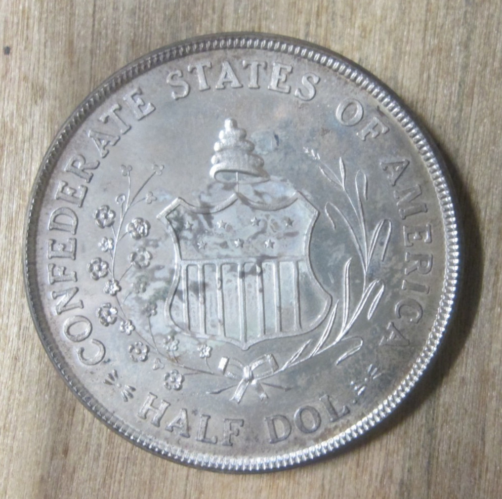 1947 C. Smith Confederate Seal So Called Half Dollar 14.8 Grams Sterling