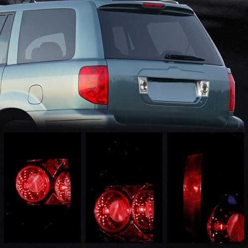 Tail Light Assembly Compatible With 2003-2005 Honda Pilot Rear Left Driver Side