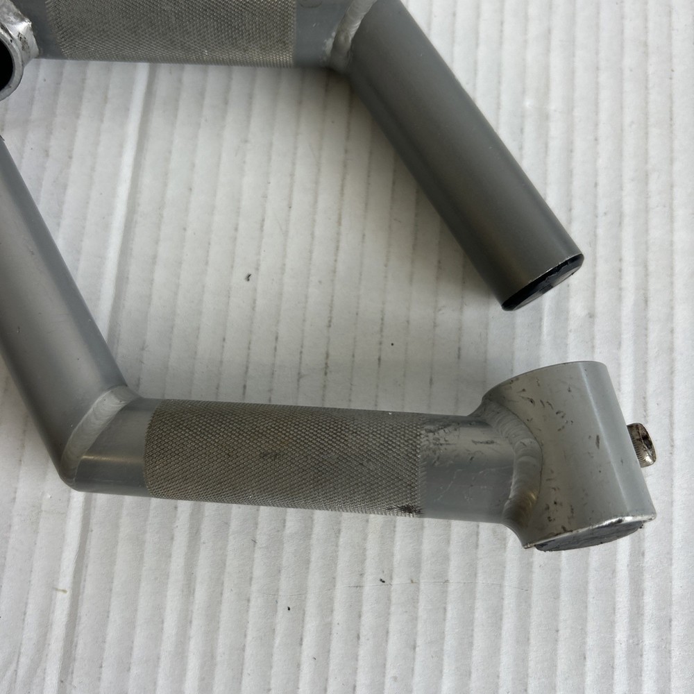 Control Tech Control Stix Silver Bar Ends Welded L-Bend
