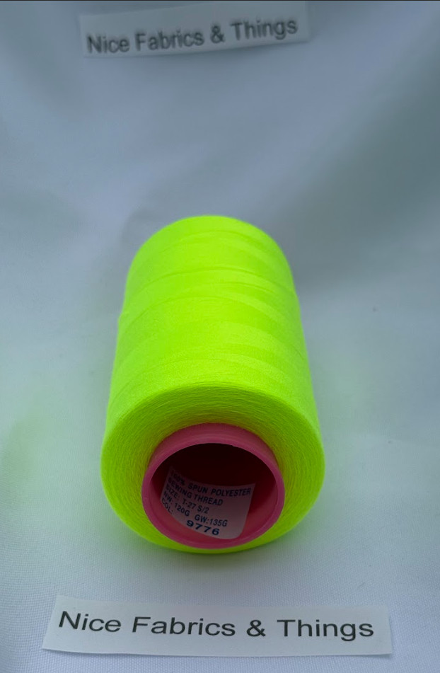 50 Spools - Neon Green 9776 Multi Purpose Sewing Thread