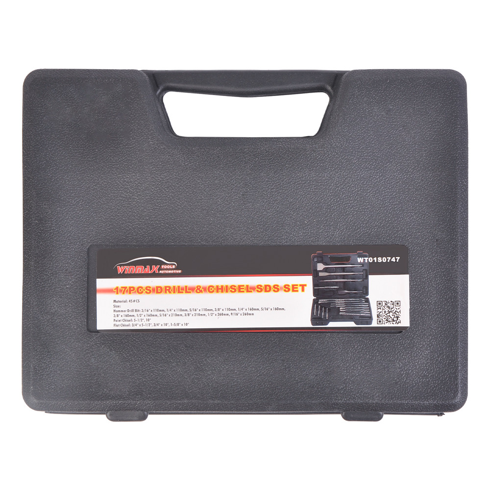 Drill & Chisel Tool Set SDS Plus Drill Bits For Fits Bosch And Hilti Plus 17pcs