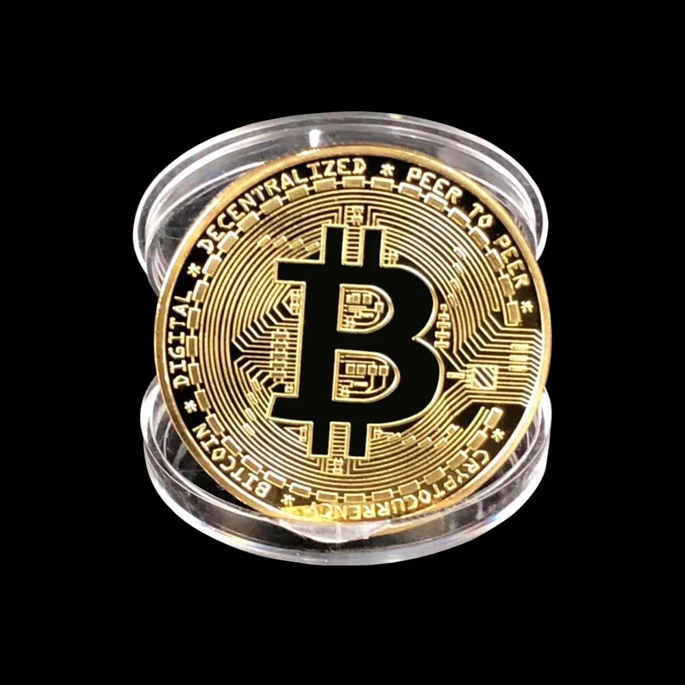 Bitcoin Coin | CryptoCoins 2022 Model | Physical Crypto Coin | Collectable BTC