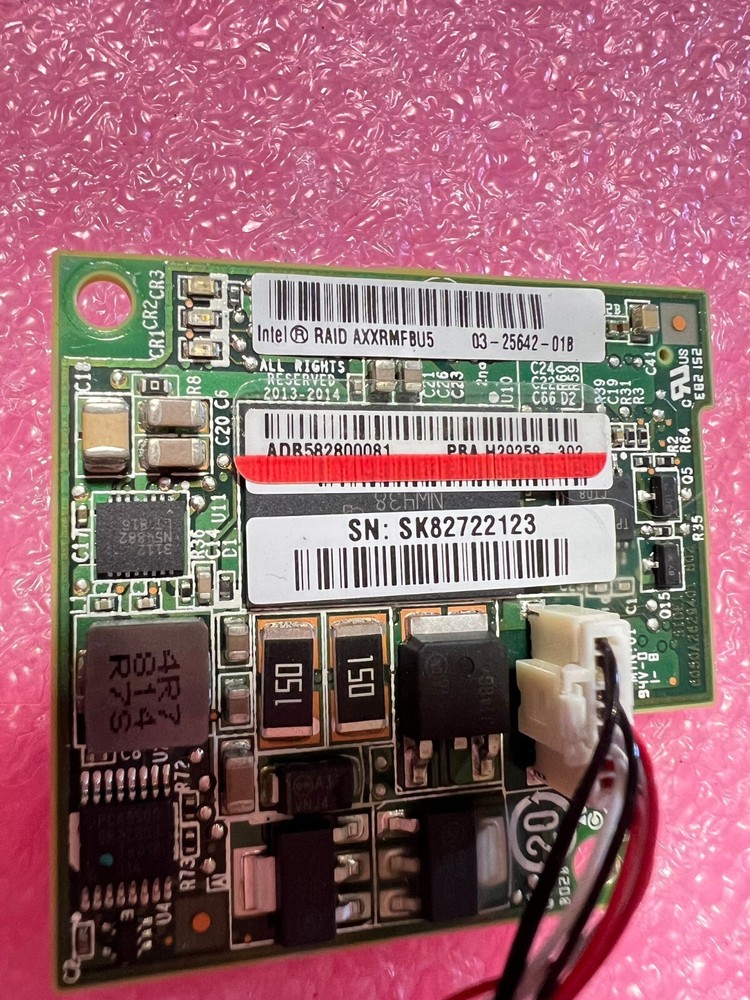 Intel AXXRMFBU5 RAID Controller Maintenance Free Backup Unit w/broadcom 49571-15