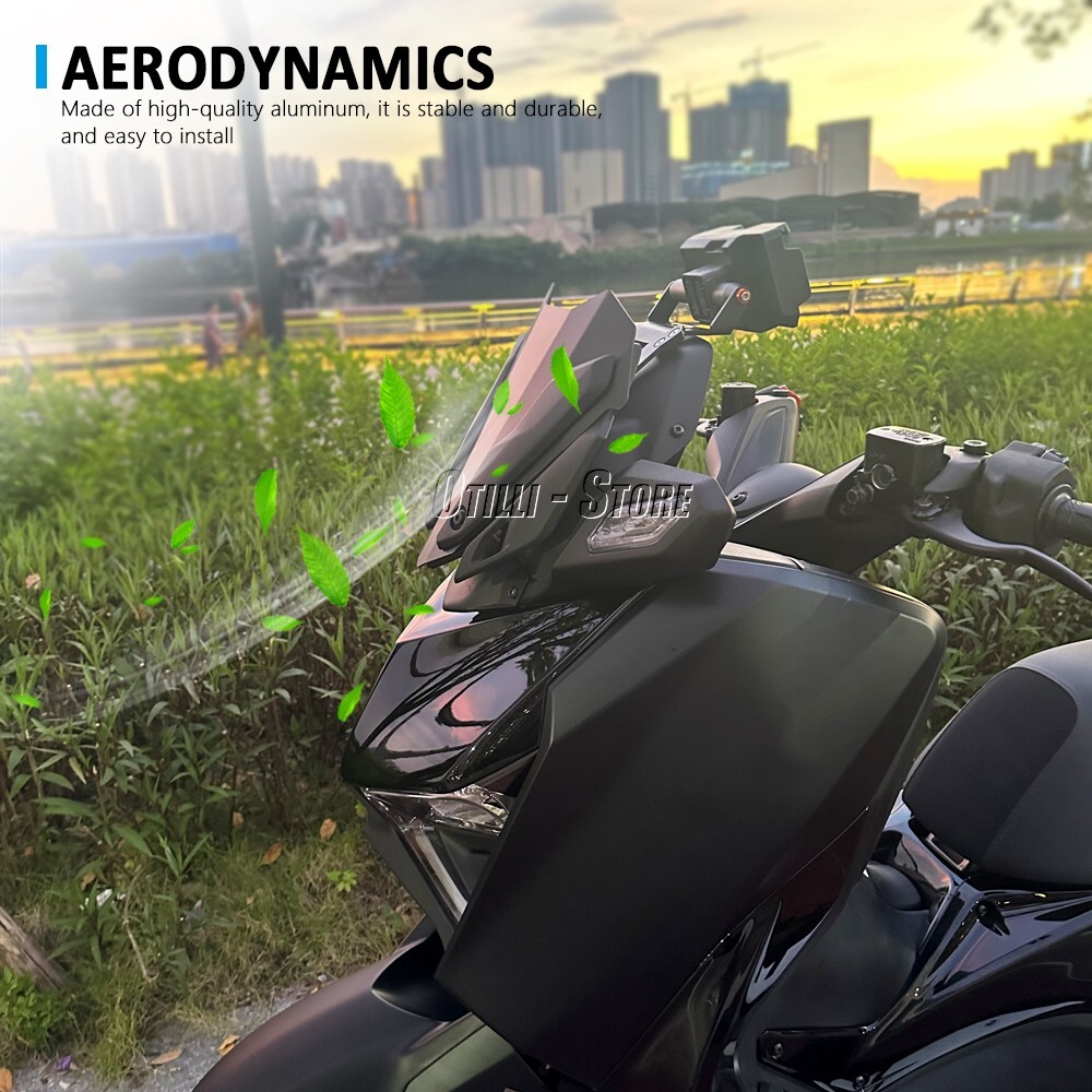 For Yamaha X-MAX 300 Motorcycle Front Windshield Windscreen Windproof Windshield
