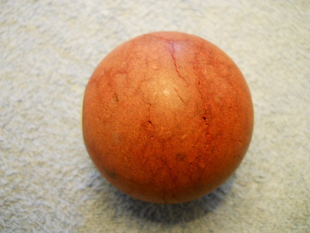 Vintage Clay Billiard Ball- #7
