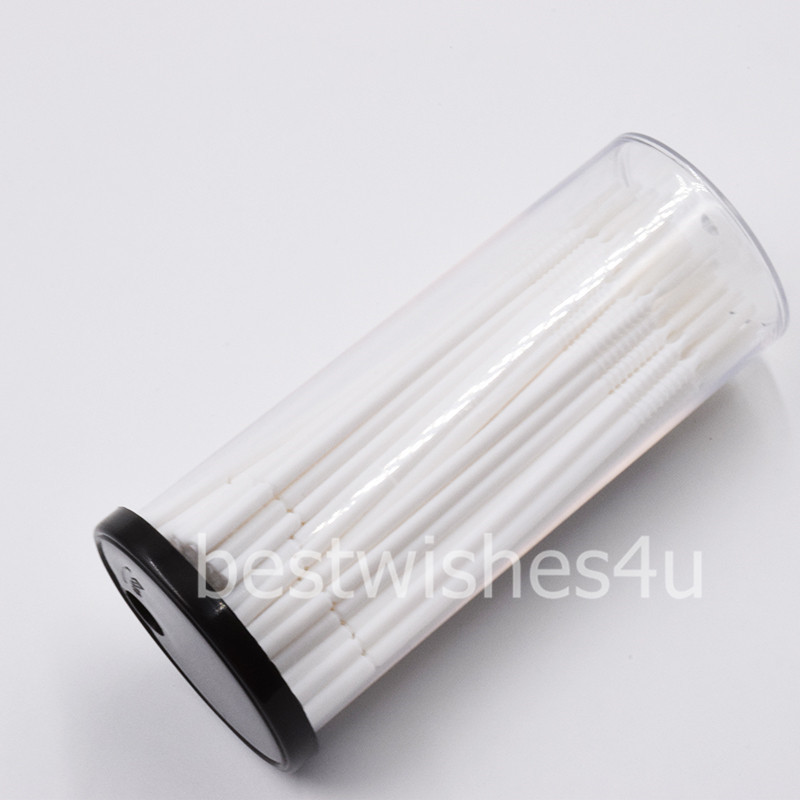 Dental Disposable Micro Brush Bendable Applicator Tips Long Cylidner Stick Shank