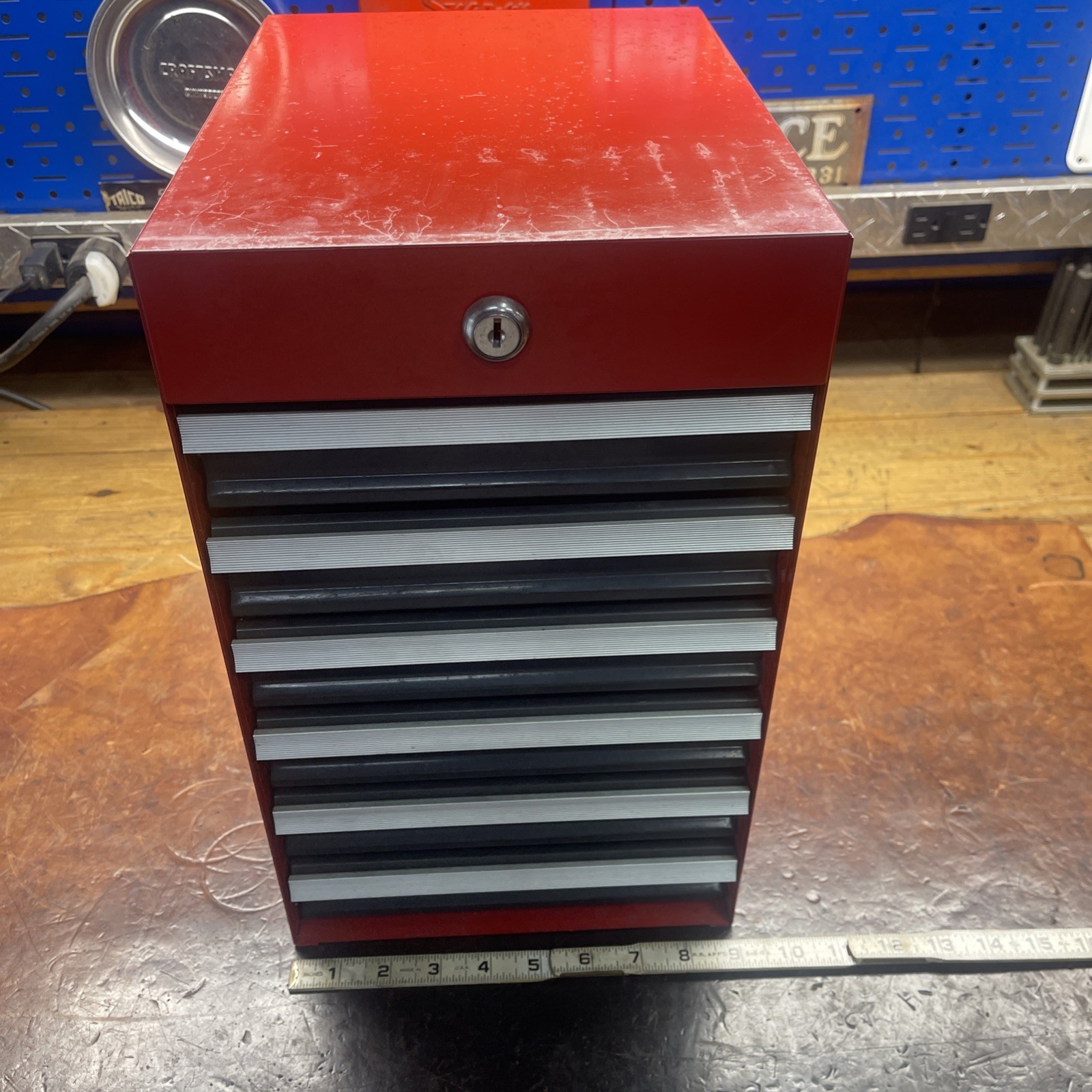 Vintage Sears Craftsman Hanging Side Tool Box - 706.652030 W/ Keys