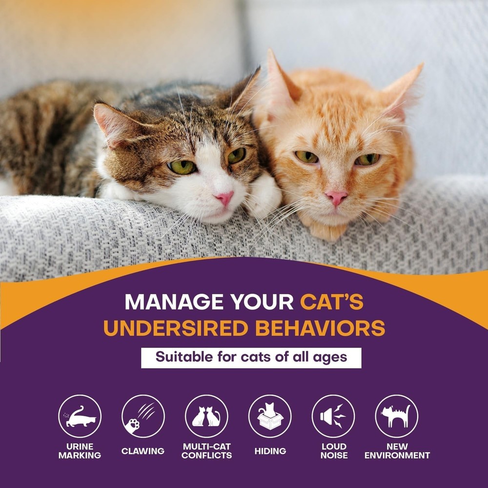Cat Pack Includes 2 Diffusers Machines & 3 Refills Pheromone Plug-In for Cats...