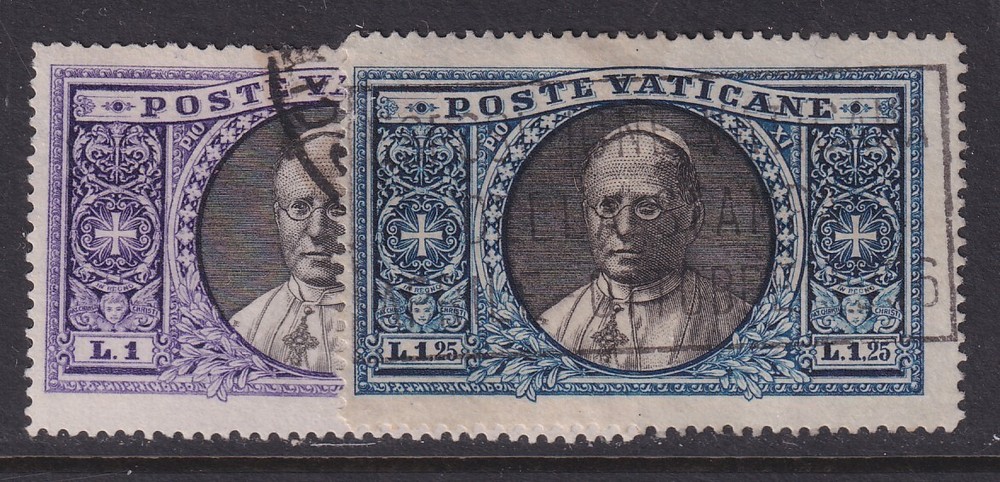 Vatican City, Scott 28-29, used