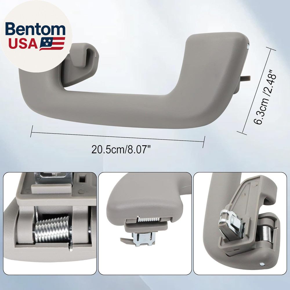Rear Inner Roof Pull Handle Grab Auto Interior Ceiling Handrail without Hook Com