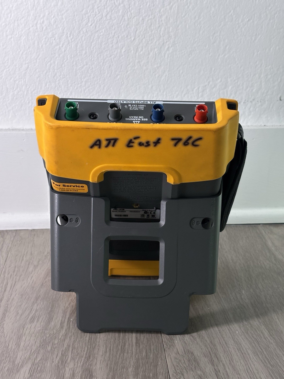 Fluke 190-204 Scopemeter 4CH 200MHz 2.5GS/s w/ Probes & Case