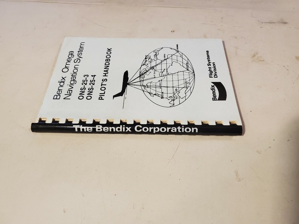 Bendix Omega Navigation System Pilot's Handbook ONS-25-3 ONS-25-4