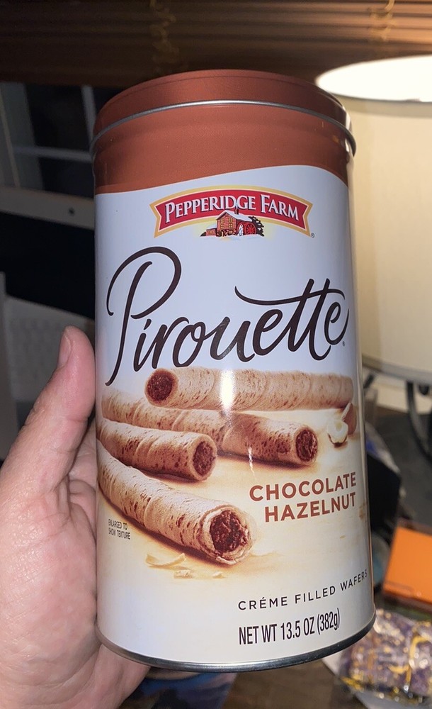 *Empty* Pirouette Can Chocolate Hazelnut 13.5 Oz. EMPTY