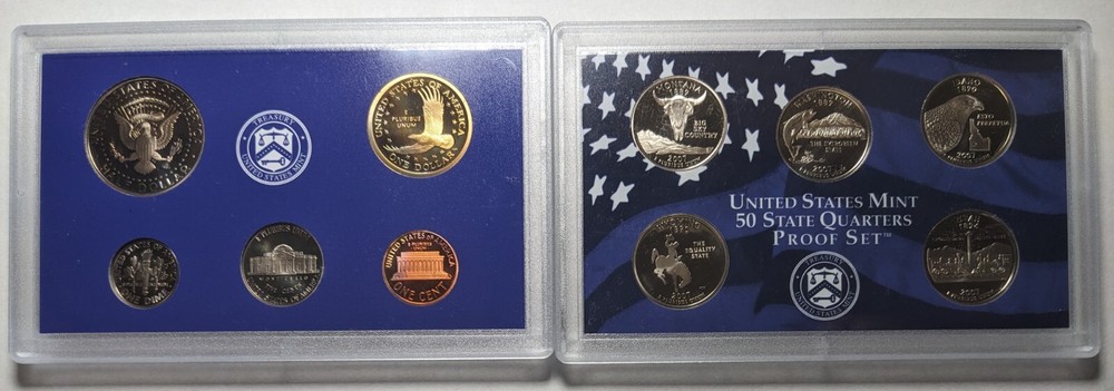 2007 S Proof Set With Original Box and COA