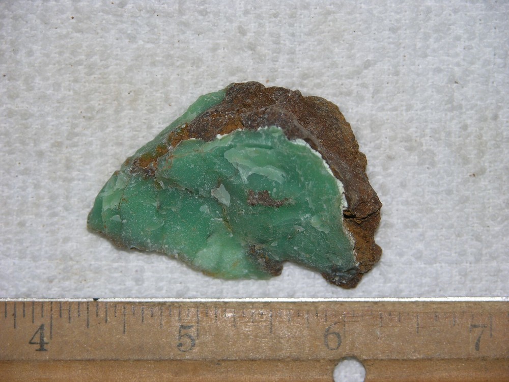 Chrysoprase rough mixed gem grade Australia 2 inch C39