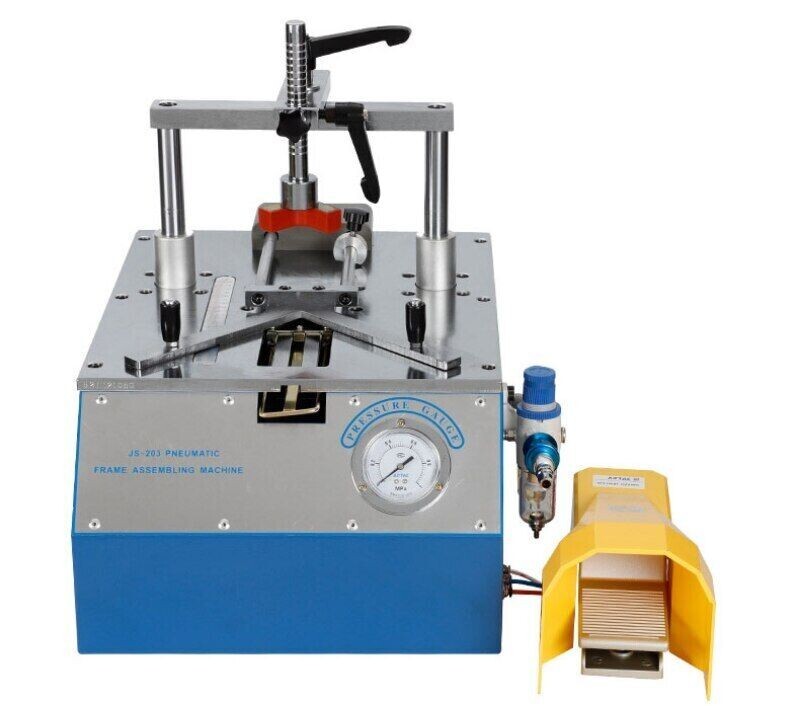 Bench-Top Type Picture Frame Underpinner Desktop Pneumatic Nail Angle Machine