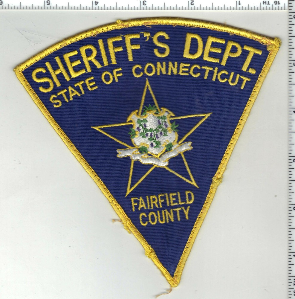 Fairfield County Sheriff's Dept (Connecticut) 1st Issue Uniform Take-Off Patch