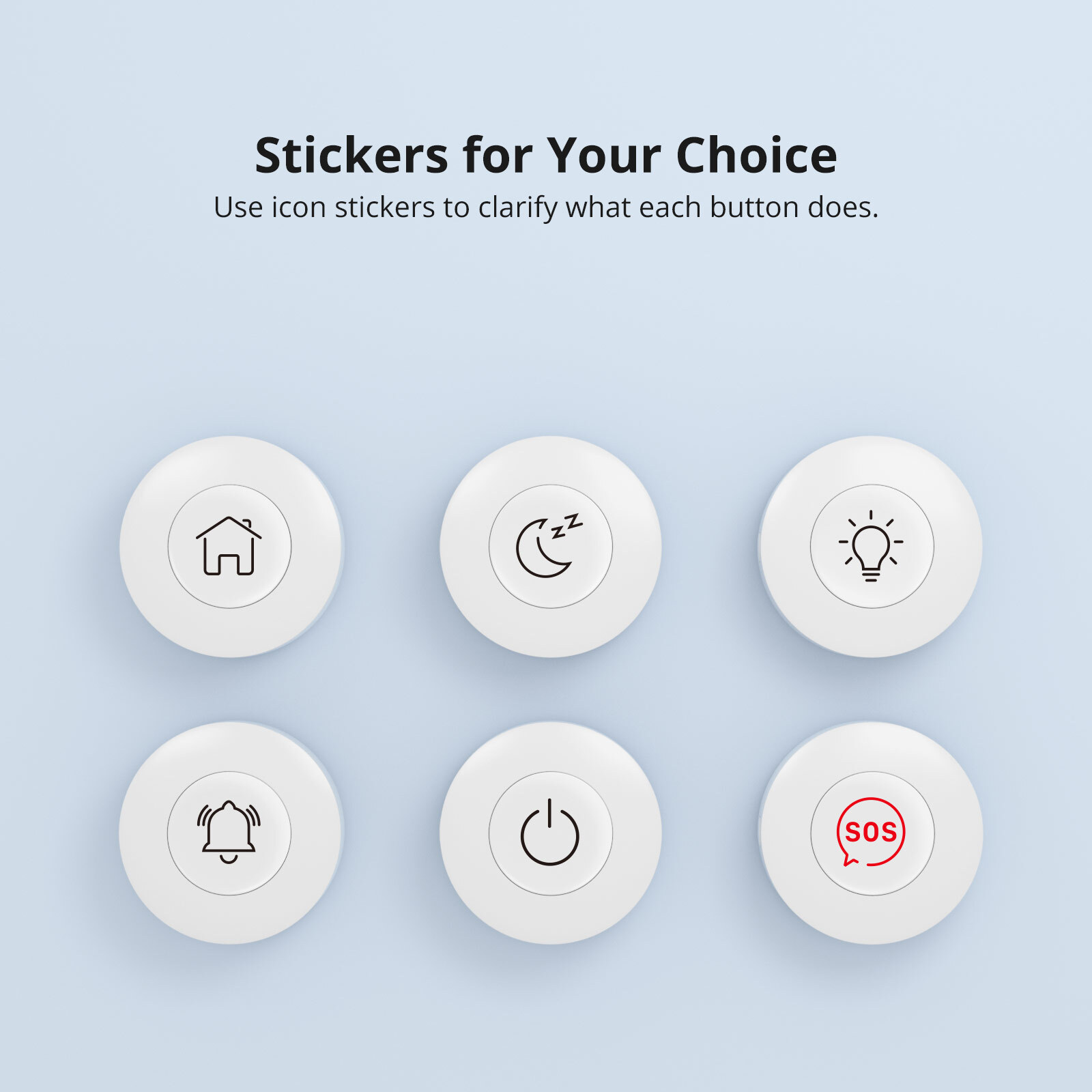 SONOFF Zigbee Wireless Switch SNZB-01P Button Switch Smart Scene Two-way Contol