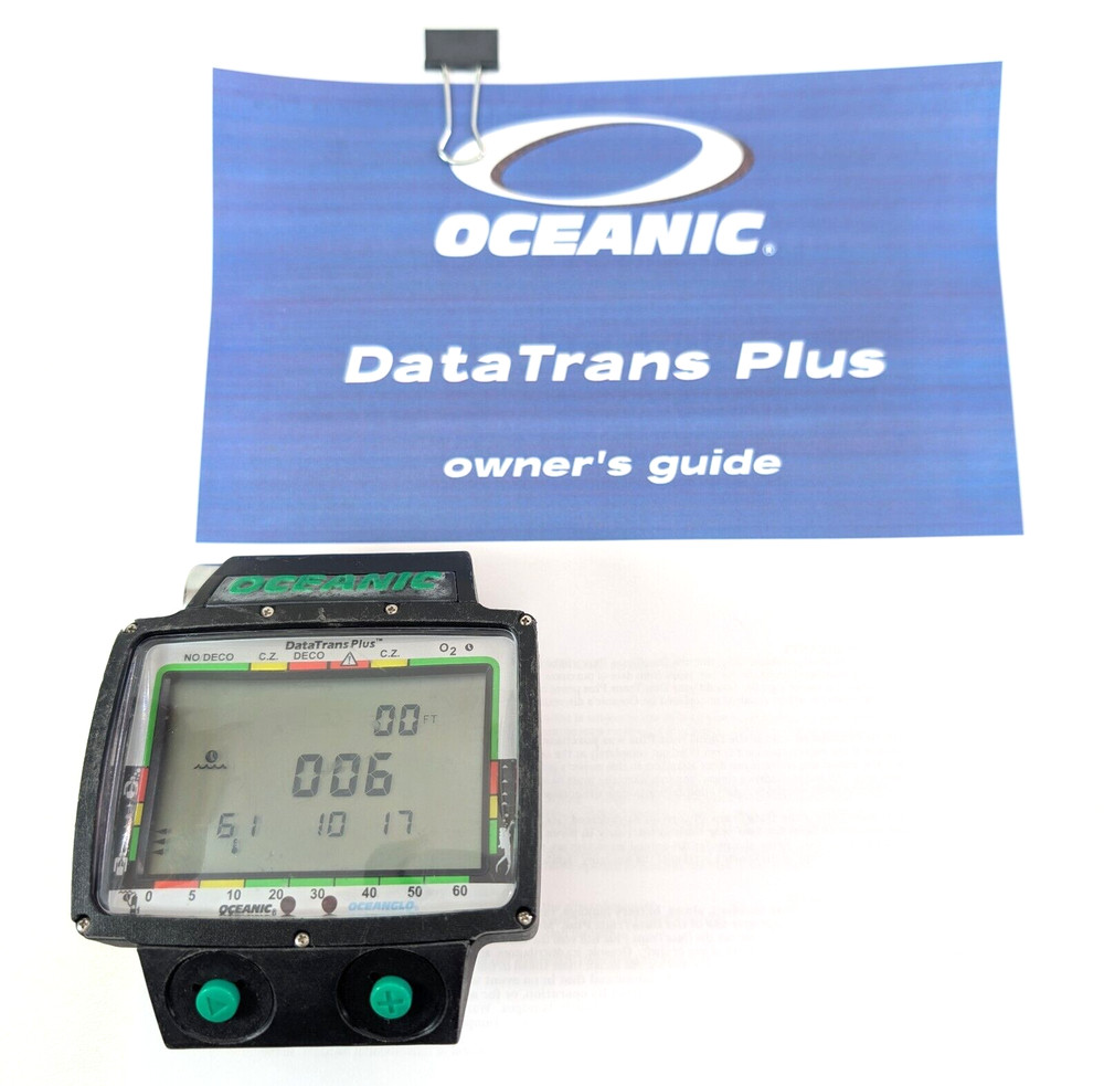 Oceanic DataTrans Plus Wireless Nitrox Hose Mount Scuba Dive Computer Data Trans