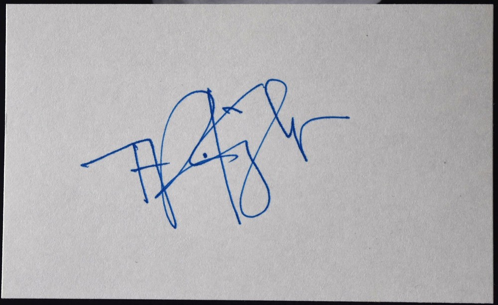 T. R. Knight Hand Signed Card