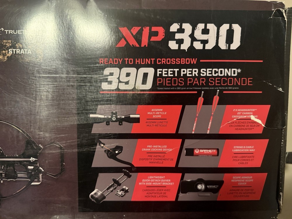 Barnett Xp 390 Crossbow with Arrows
