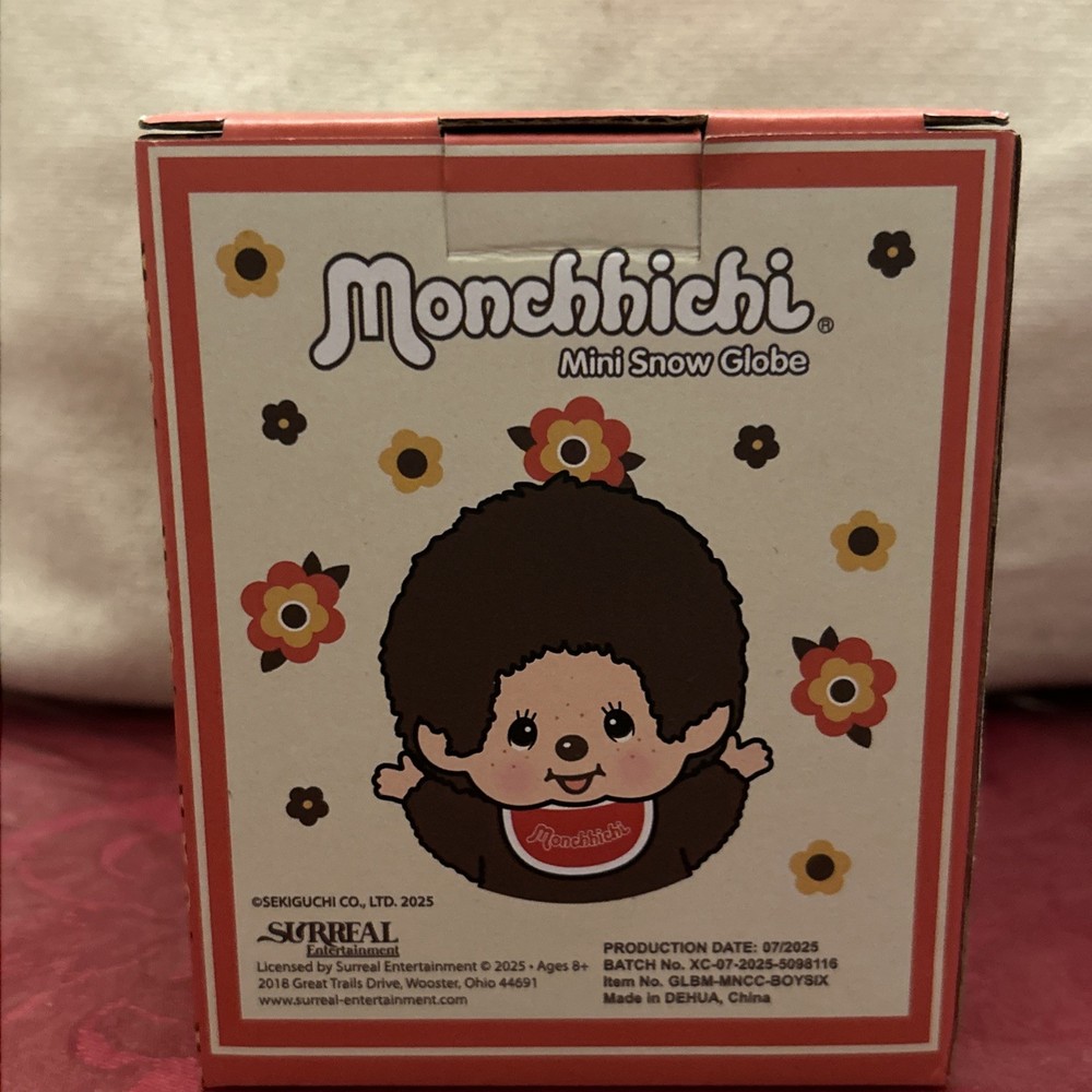 Monchhichi Mini Snow Globe NIB- BOY