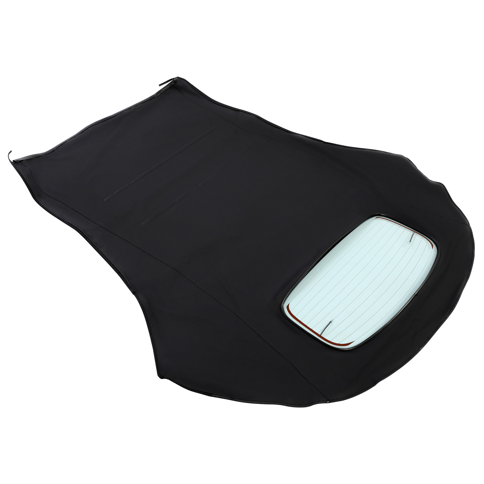 Black Convertible Soft Top Clear Heated Glass Window For Volkswagen Beetle 03-10