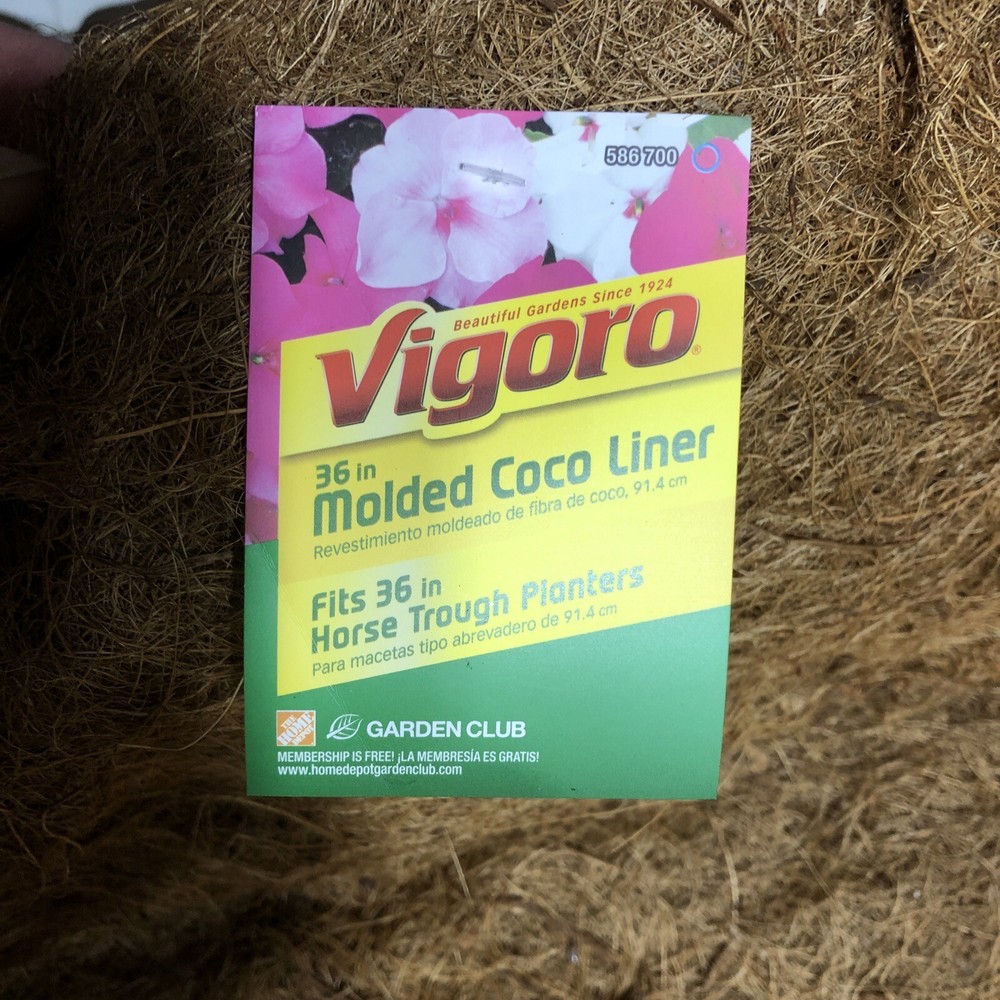 36” Coco Liners Coconut Fiber Planter Insert Replacement Liner