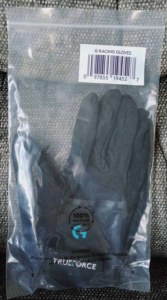 Logitech TRUEFORCE G Racing Gloves NEW